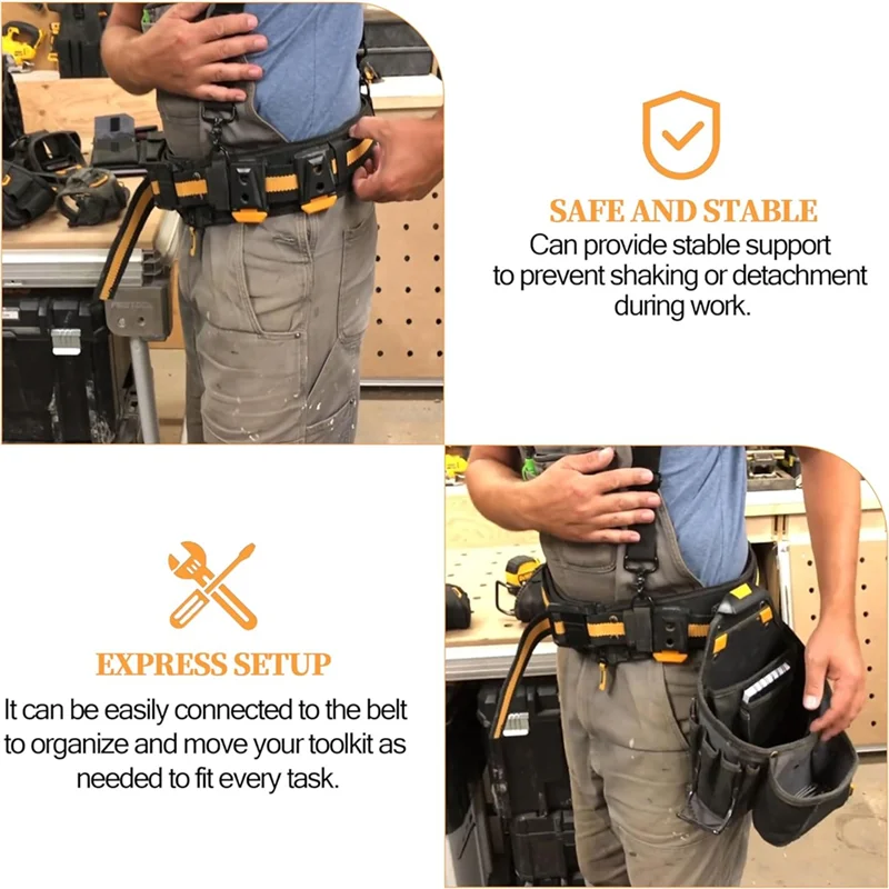 

B-Est Clip Tech Hubs For Cliptech Pouches,Tool Belt Clip For TOU-CT Models Cliptech Pouches 3 Pcs