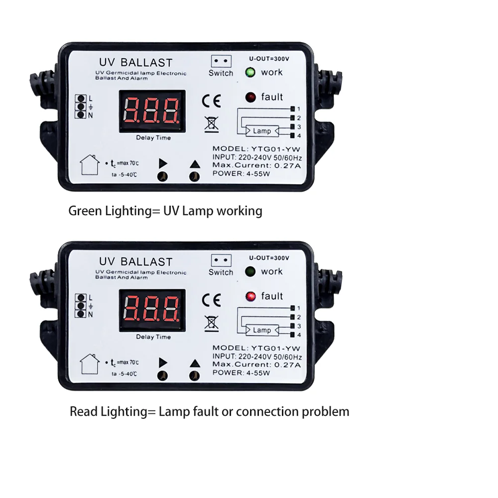 Desinfecção UV Coronwater com interruptor do fluxo, esterilização 12 Gpm para o filtro de água