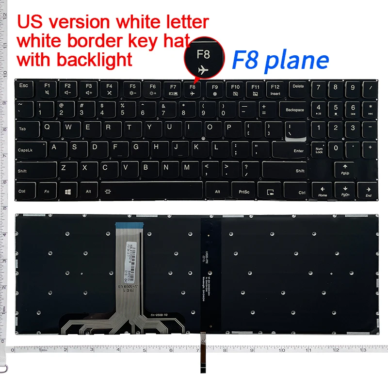 Klawiatura do laptopa Lenovo Y7000 2018 2019 Y540-15 Y540-15IRH Y545-15ICH Y730 Y740-14 Y530-15/Y530P/Y530-15ICH/Y530-15ICH-1050 — zdjęcie produktu 3