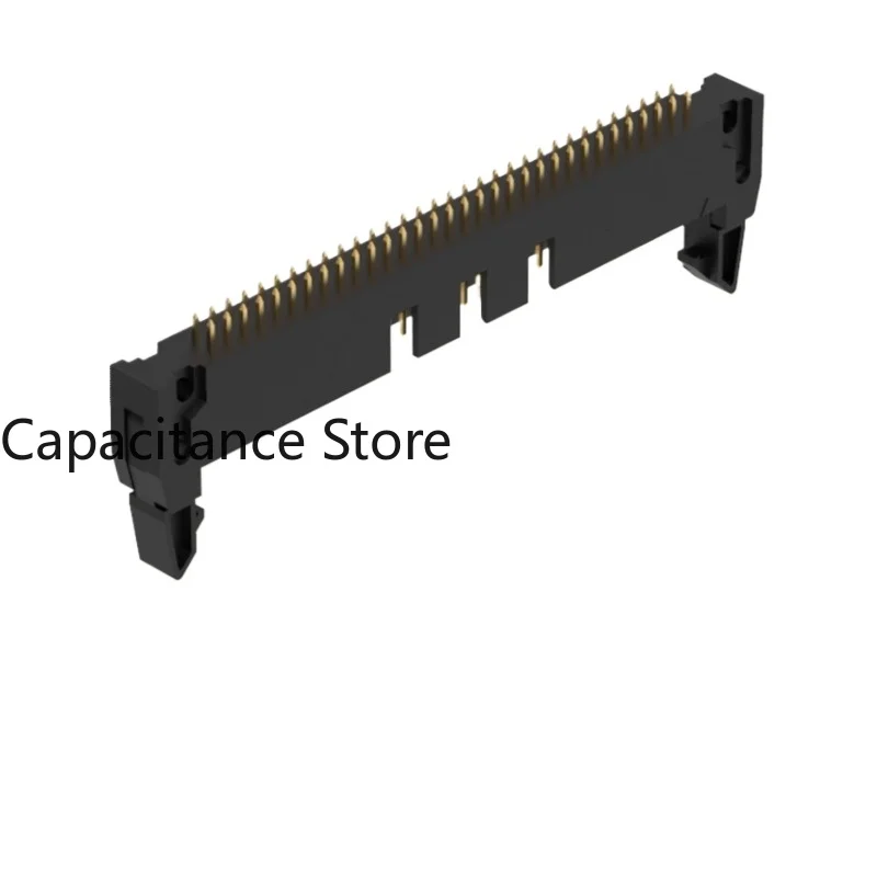 

10PCS Black DC2-2.54mm spacing gold-plated straight foot bent welded PCB board, large cow angle gray ribbon cable