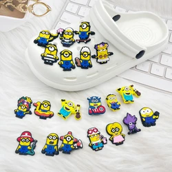 12/17pcs Cute cartoon scarpe accessori Fit sandali zoccolo Backapck braccialetti fascino feste di natale scarpe allegato regalo per bambini