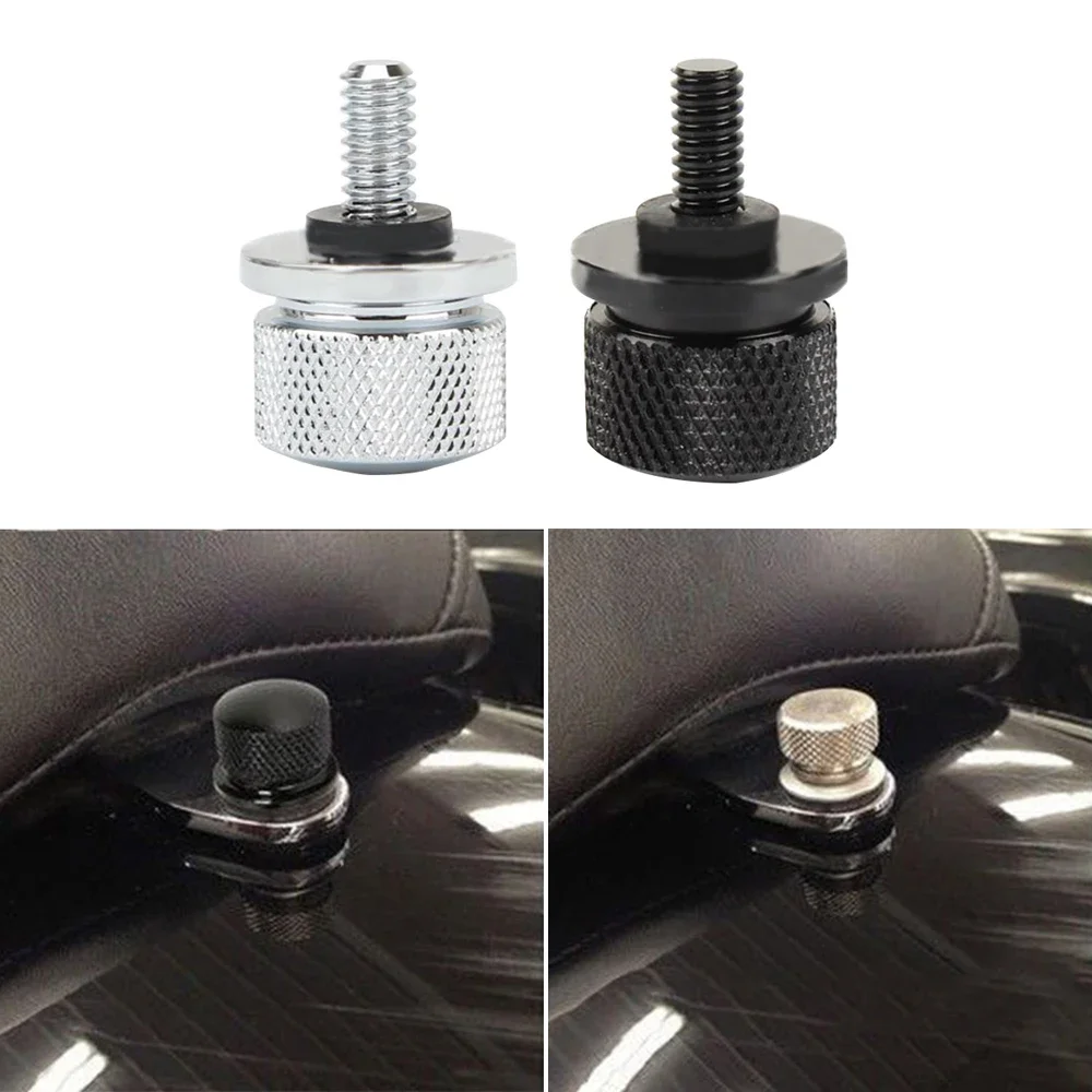 CNC 6mm Motorcycle Accessories Fender Rear Seat Bolt Quick Screw  For Harley Sportster Bob Softail Fat Boy Touring Glide CVO