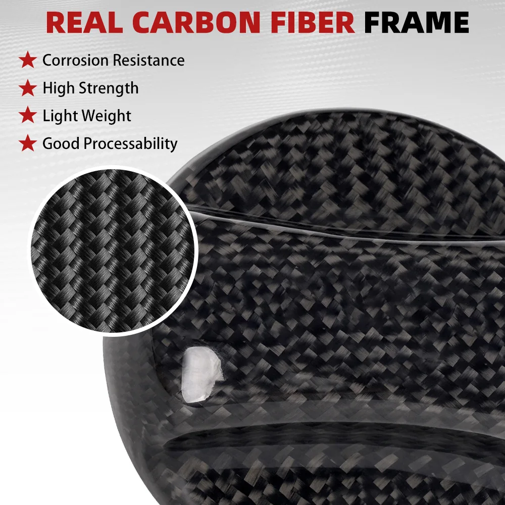 Applicable To for BMW Carbon Fiber Fuel Tank Cover MPerformance Fuel Tank Warning Fuel Cover Decorative Sticker Modification
