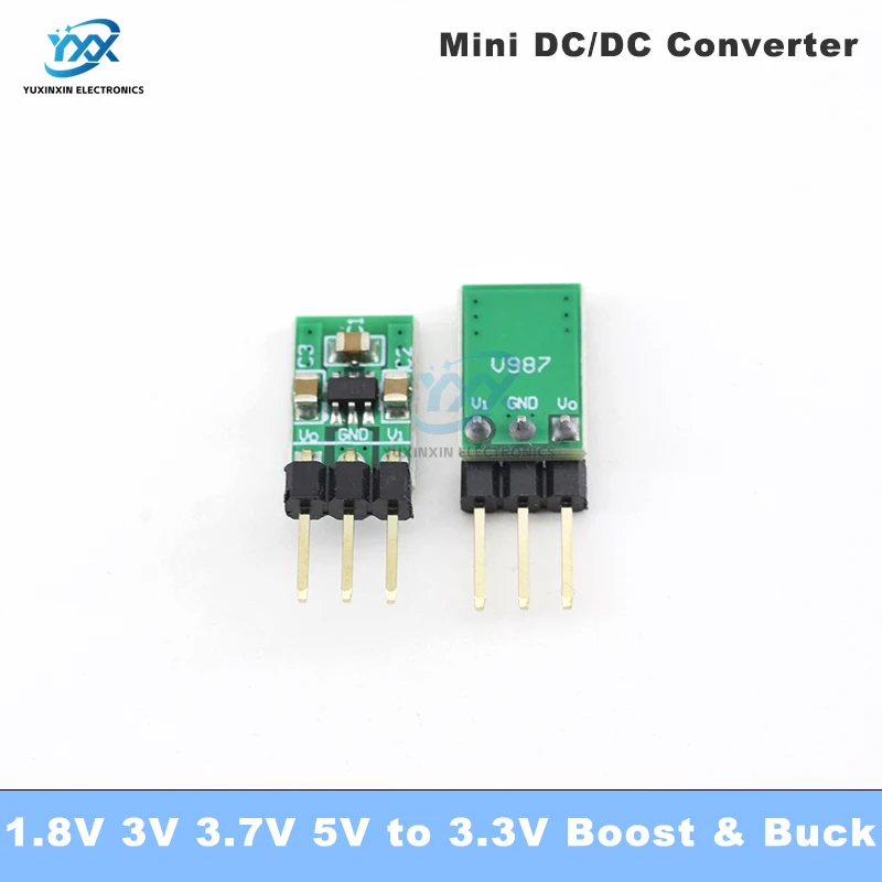 1/3/5PCS Mini Boost & Buck DC/DC Converter 1.8V 3V 3.7V 5V to 3.3V Low Noise Regulated Charge Pump 2 in 1 Module