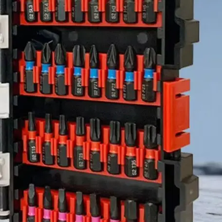

45 Piece Strong Magnetic Screwdriver Set Alloy Hexagonal Handle Bits With Black Phosphating Finish For Repair Tools Kit