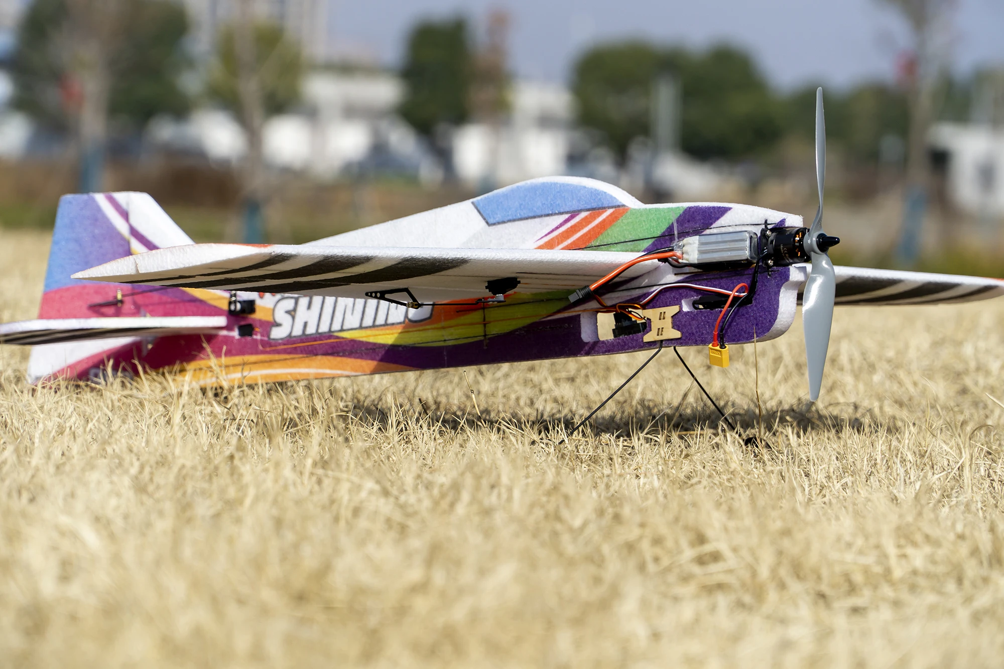 EPP-Schaum 3D RC Flugzeug Modell Glänzende Innen/Außen F3P 980mm Spannweite Fernbedienung Flugzeug Elektrische RC Flugzeug Outdoor Spielzeug – Detail 13