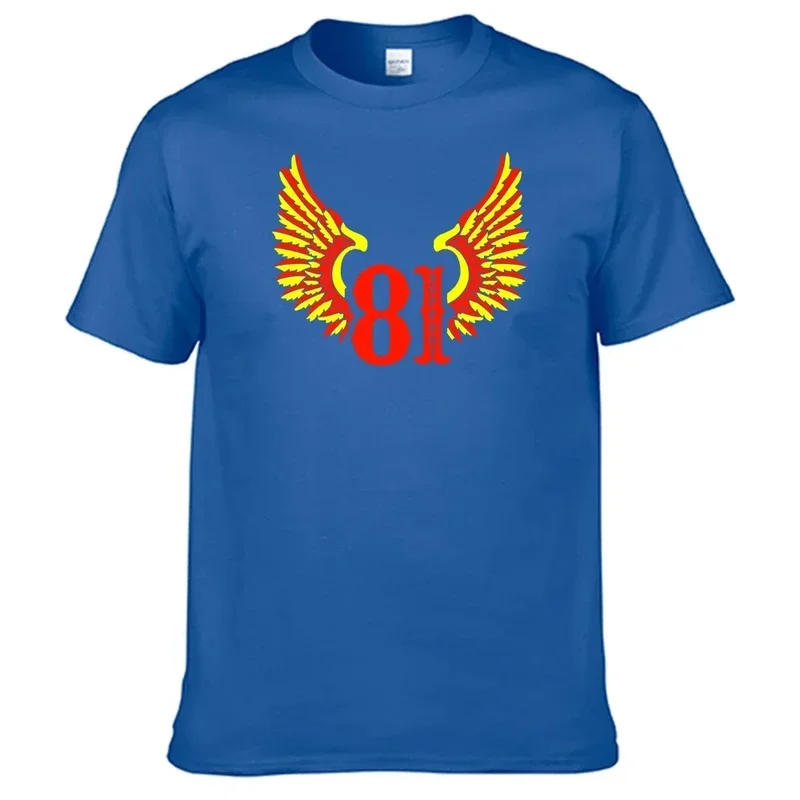 Support 81 Hells Angels T Shirt 100% Cotton Top Sales Shirt N12 graphic t shirts men clothing oversized t shirt harajuku