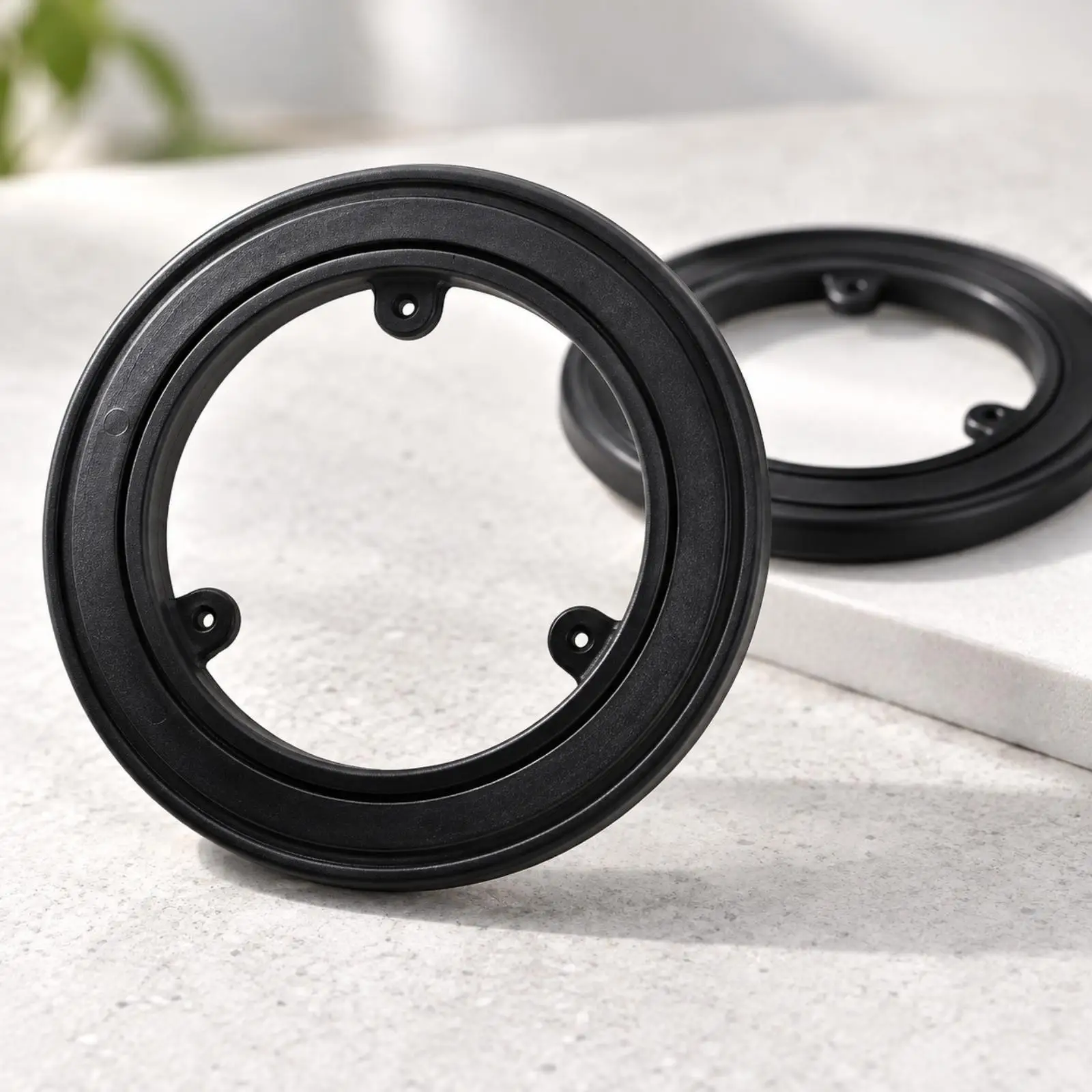 Manual Rotating Puzzle Turntable with Smooth Even Movement for Display Stands and Workshop Use Plastic Build