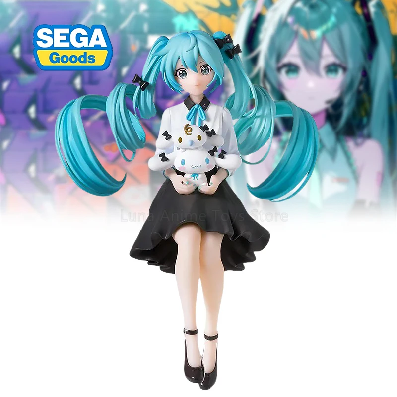 セガオリジナルルミナスタ初音ミクシナモロールヌードルストッパーアニメフィギュア-pvc-モデルコレクション人形子供のおもちゃ女の子ギフト