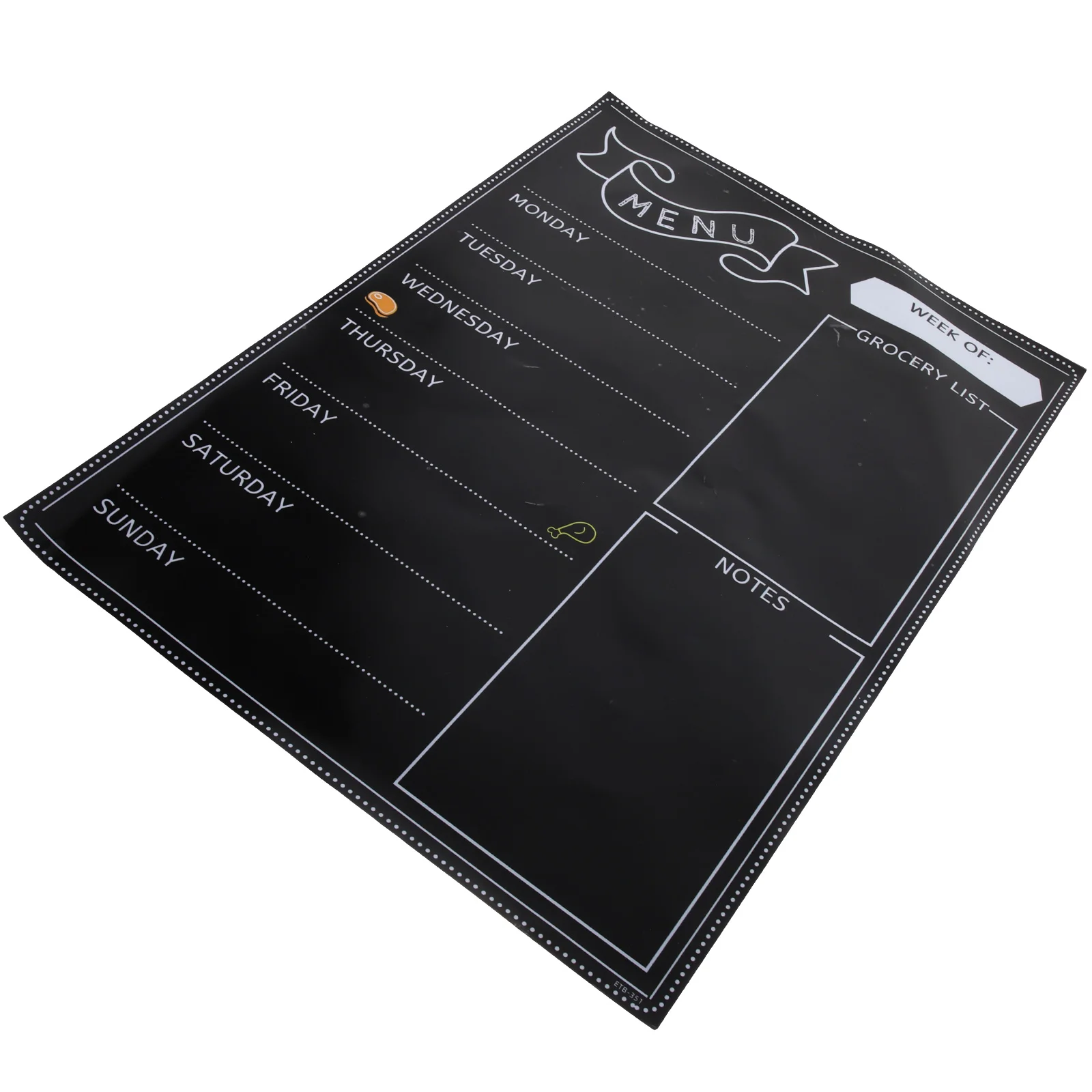 

1Pcs Premium Magnetic Dry Erase Blackboard Kitchen Menu Board Refrigerator Sticker Accessory