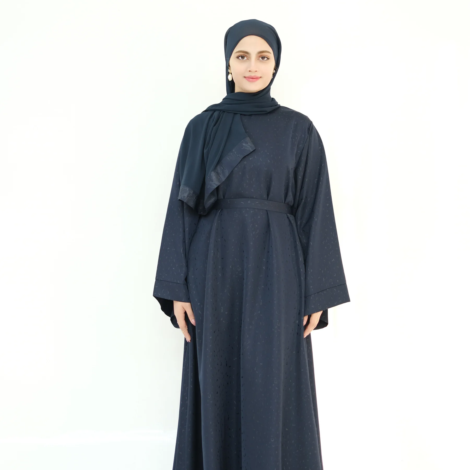 

Комплект: Дубайская джеллаба, скромное мусульманское платье макси с хиджабом, женская абайя для Рамадана, турецкий кафтан, марокканский женский кафтан, платье-жабайя, нарядное платье