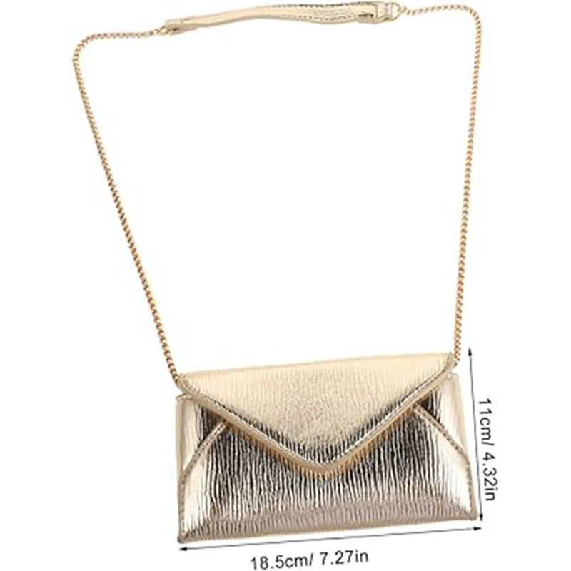 Women\'s Bag Fashionable Small Square Shoulder Bags Mini Chain Envelope Crossbody Bag Women Clutch Handbags Purse