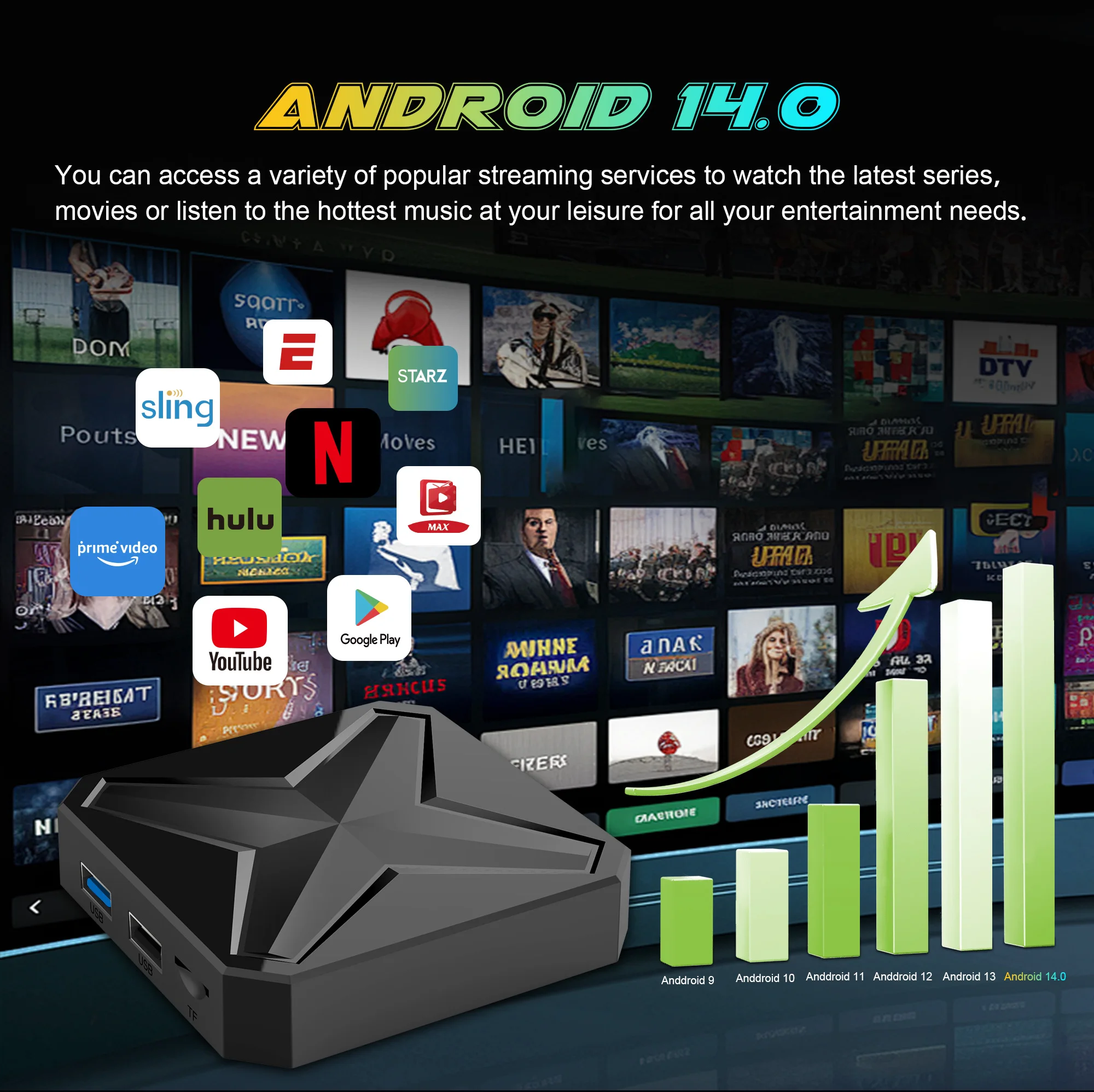 2025 Mortal Q1 MINI + Android Box TV واجهة UI المزدوجة Android 14.0 RK3518 8K Wifi 6 Google Assistant Netflix Smart TV Box