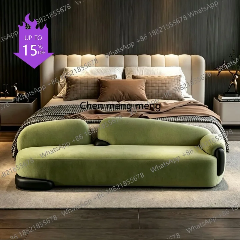 

M53 Bedroom end stool light luxury bench design bedside couch high-end modern sofa stool