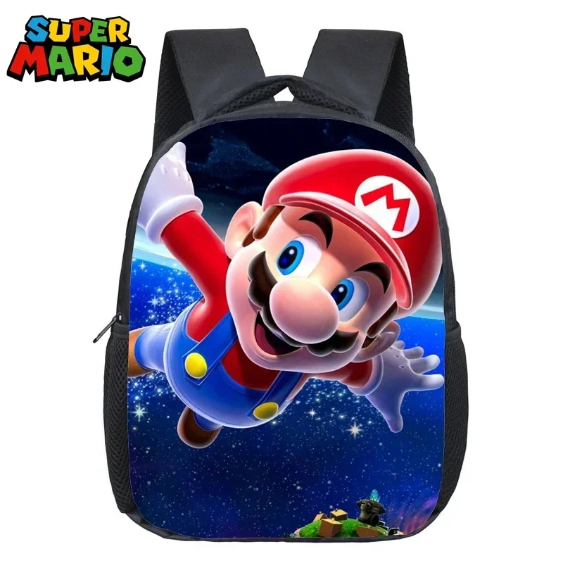 Рюкзак для учеников начальной школы, модный рюкзак для учеников в стиле Super Mario со снижением нагрузки для детского сада, школьная сумка оптом и в розницу