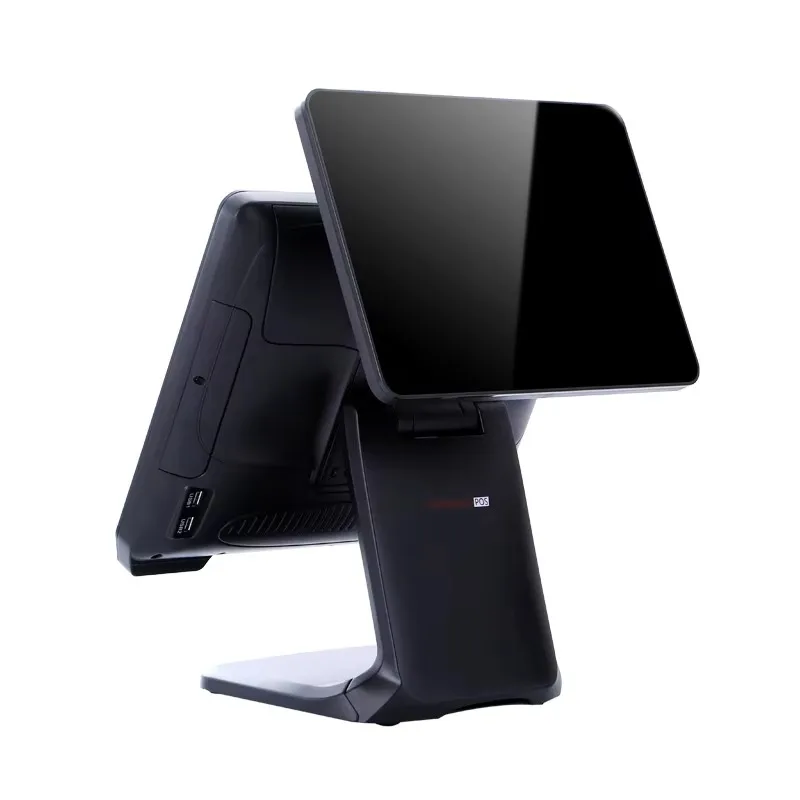 2026 China Hot Sale ST9800 15inch Windows Android Metal Material Fanless Design All-In-One Supermarket POS Terminal