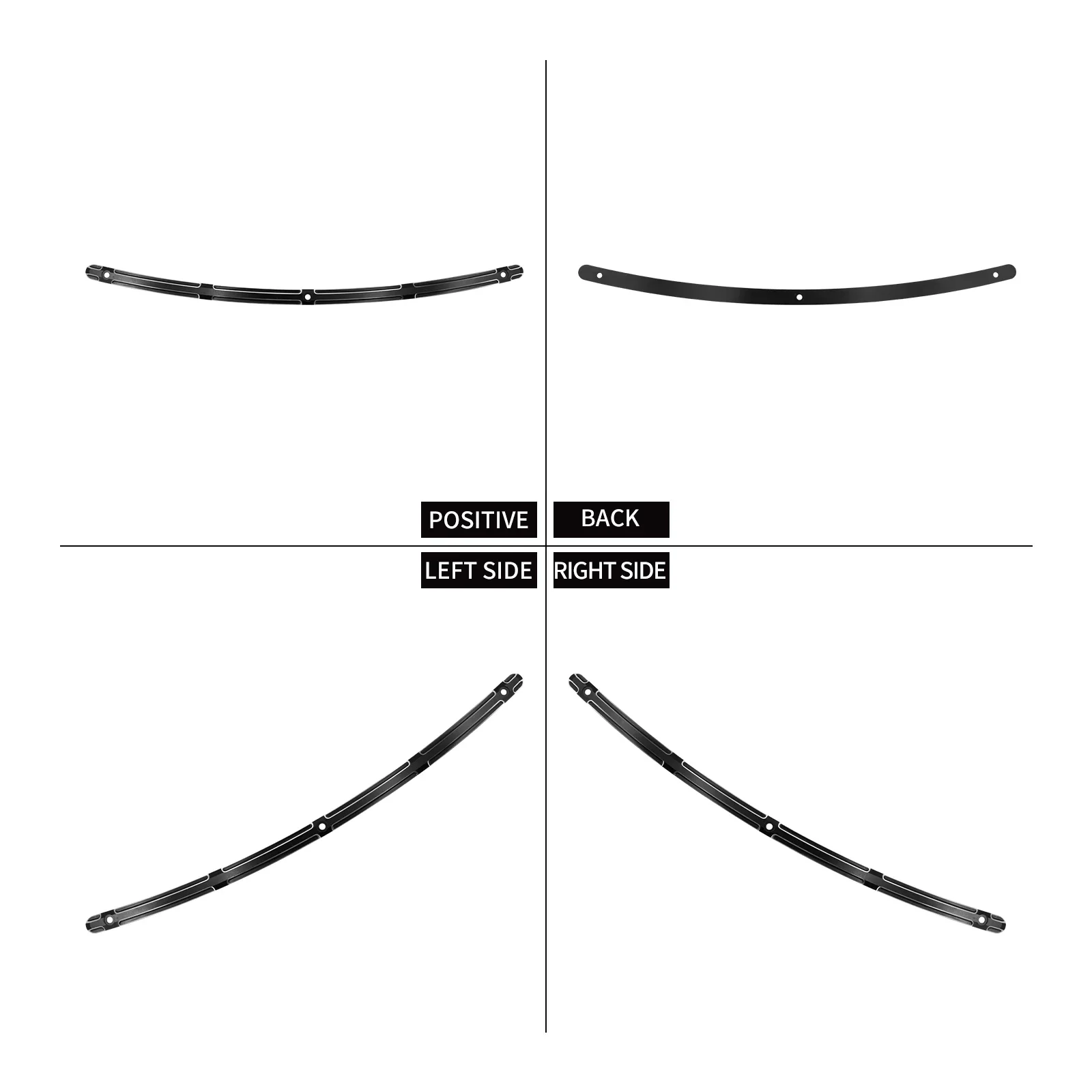 Motorcycle Windshield Trim Black/Chrome Windscreen Accessories For Harley Touring Electra Glide FLHX 96-13 Wind Deflectors Trims