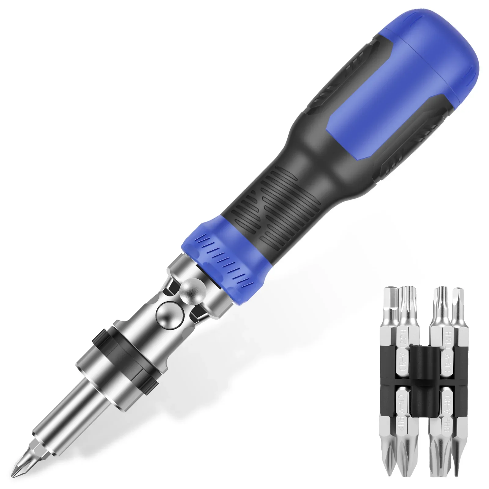 

13 In 1 Ratchet Screwdriver Set Adjustable Angle Screwdriver Hidden Bit Magazine Portable Multi-Head Screwdriver Hand Tools