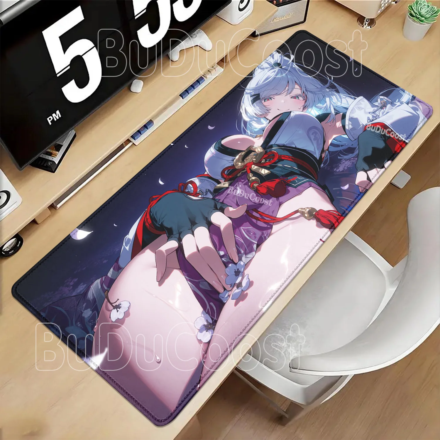 New Zankou NTE Neverness To Everness Anime Girl Mouse Pad Non-Slip Rubber Offices Mousepad Gaming HD Printing Overlock Desk Mat