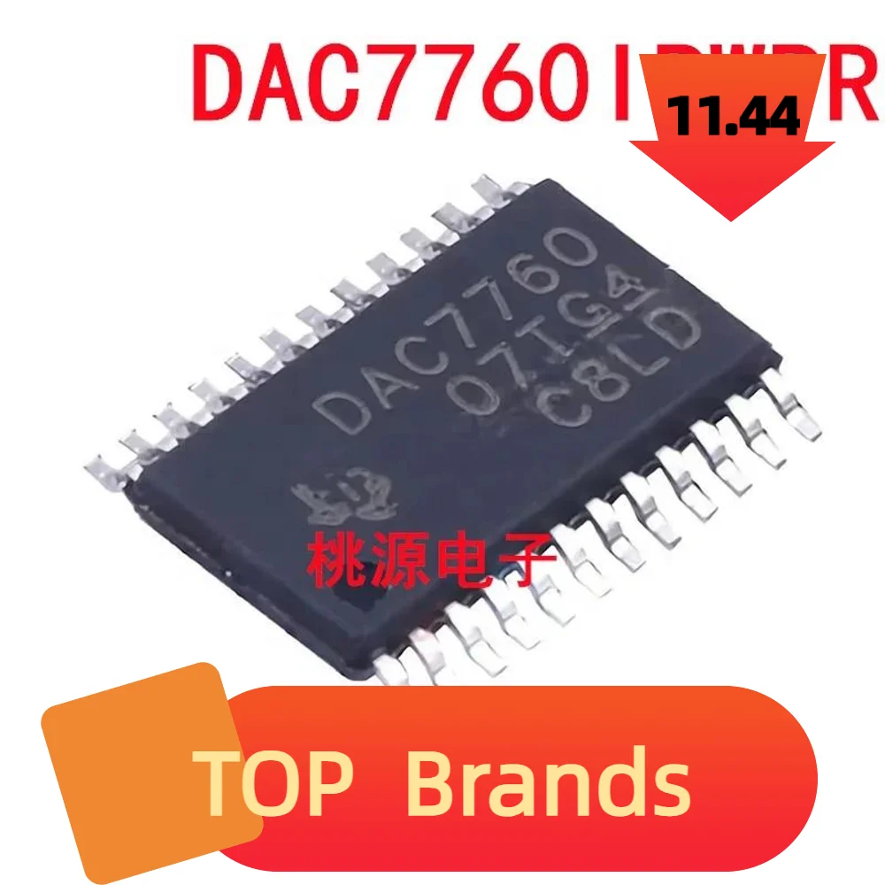 

Чипсет DAC7760IPWPR DAC7760 HTSSOP24 IC, 1-10 шт., новый оригинальный чипсет IC