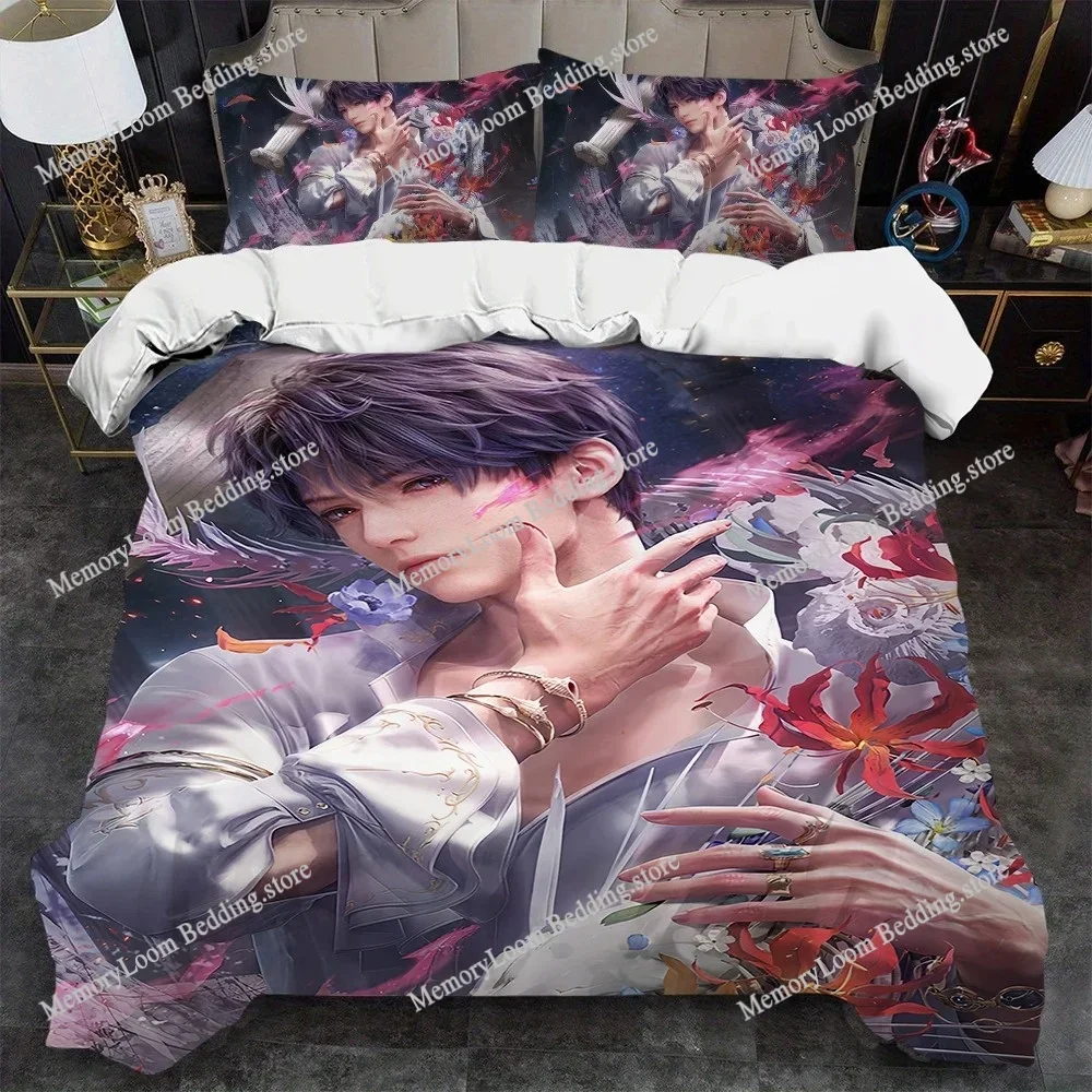 

Hot Game Love and D-Deepspace Caleb Duvet Cover Set Bedding Soft Laundry Cotton Bed Four Seasons Student Dormitory Home Textile9