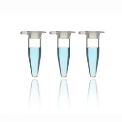 Micro 0.2ml Centrifuge Tube 50 Test Tubes Transparent Plastic Tube Container Science Laboratory Test Accessories Lid