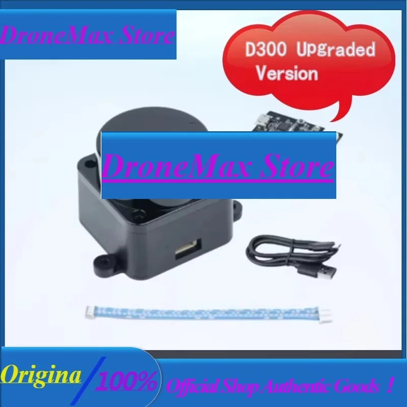 DroMaLDROBOT D500 Lidar Kit DTOF Outdoor Robot SLAM Navigation Scanning Laser Radar Sensor Support ROS1 ROS2 D300 Lidar Kit Upgr