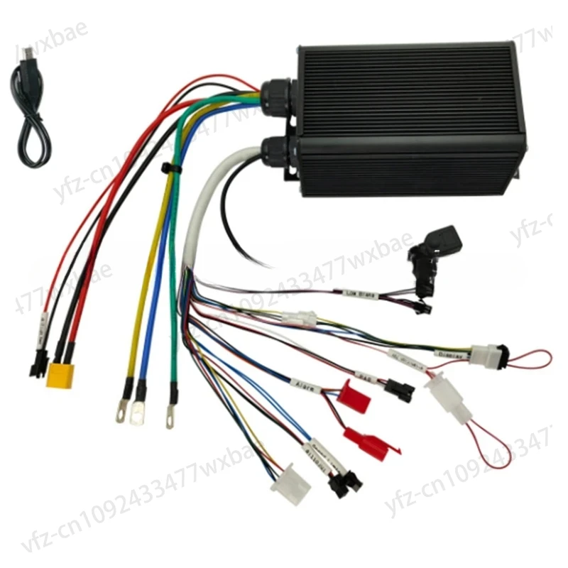 

36V 48V 60V 72V 1500-2000W Programmable 45A Sine Wave Controller Reg USB APT Protocol For UKC-1 Display