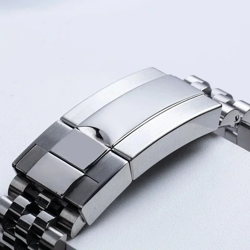 Jubilee Watchband For Rolex Sub GMT Yacht Daytona Watch Strap Luxury 904 Steel Bracelet Mod Parts Replacement Accessories 20mm