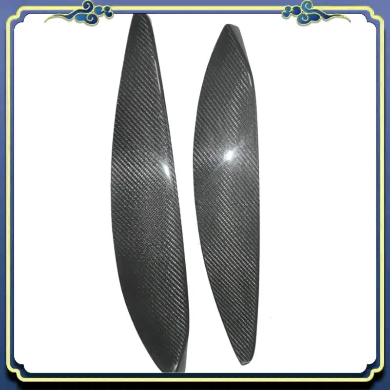 

AU16-Headlight Eyebrows Headlight Cover Decoration Car Real Carbon Fiber Front Headlight For Vauxhall Opel Astra H 2004-2009