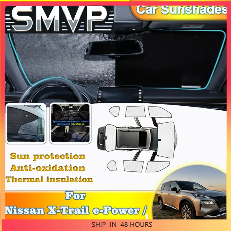 

Новые автомобильные солнцезащитные козырьки для Nissan X Trail T33 Rogue e-Power 2022 2023 2024 2025 Солнцезащитный козырек Солнцезащитный козырек для окон Автомобильные аксессуары