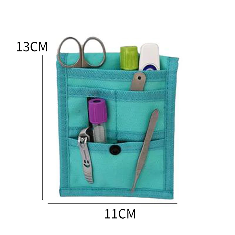 4-in-1 Convertible Nurse Pen Pouch Nursing Students Organizer Pouch Multi-Compartment Carabiner Clip For Nurses Students