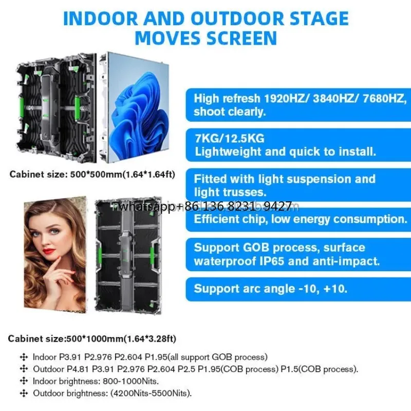 

Shenzhen Led's Curved P3.91 Indoor/Outdoor Advertising LED DJ Booth Screen for Nightclubs Weddings Exhibitions