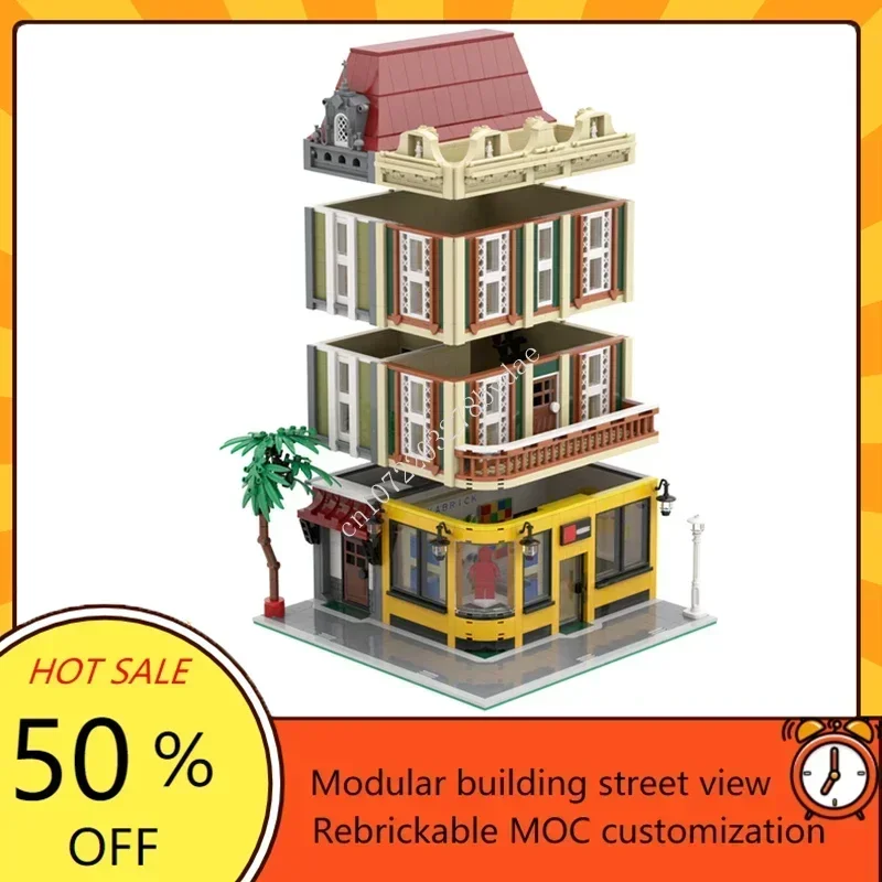 Modular Toy Shop Modular MOC Creative street view Model Building Blocks Architecture DIY Education Assembly Model Toys Gifts