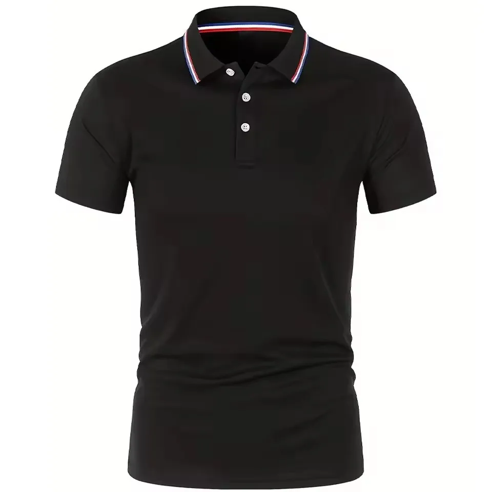 2026 Heißer Verkauf Herren Sommer Casual Atmungsaktives Komfortables Poloshirt Herren Einfarbiges Hochwertiges Kurzarm-T-Shirt