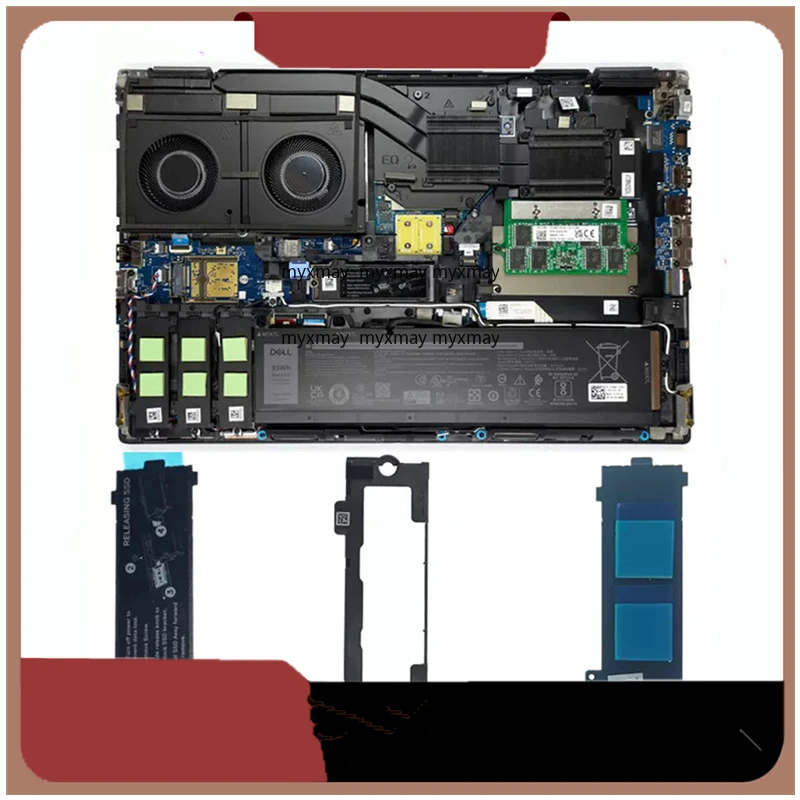 

Новый оригинальный кронштейн радиатора M.2 SSD для ноутбука Dell Precision 7670 7680 7770 7780 0VHGJJ 00D0TW 05FKX4