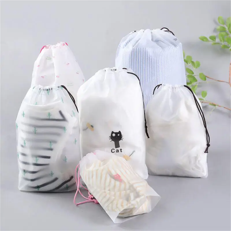 1/3pcs Storage Bag Eco Plastic Bags Anti-abrasion Travel Luggage Storage Shoe Dustproof Cosmetic Travel Women Makeup Bags