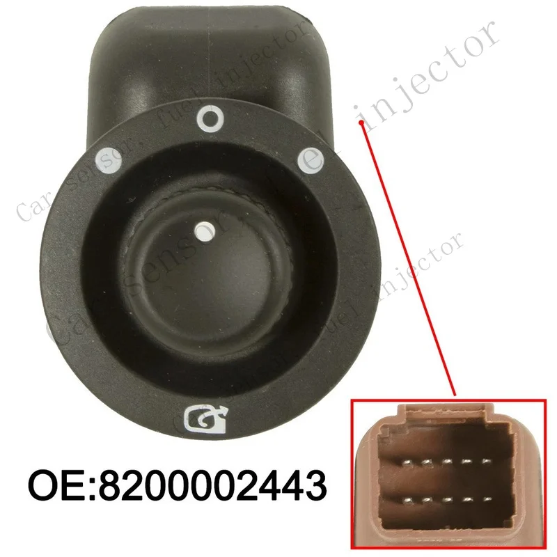 Q+ FOR Power Mirror Switch 8200002443 OEM Car Repair Rearview Mirror Adjustment