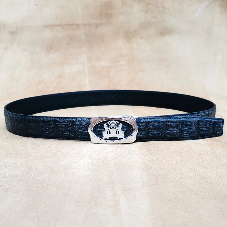 high-end-men's-business-formal-belt-pure-steel-buckle-top-layer-cowhide-genuine-leather-crocodile-patterned-leather-belt