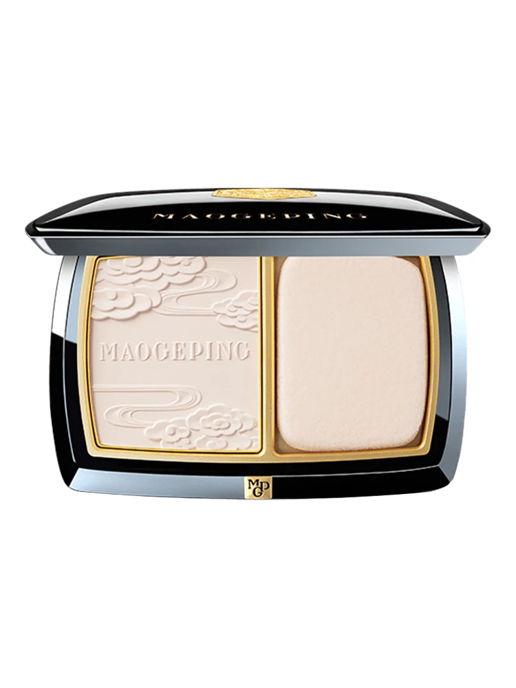 Maogeping Light and Shadow Shaping Highlight Powder Thin and Glittering Matte Two-Color Contour Compact BrighteningDimensional