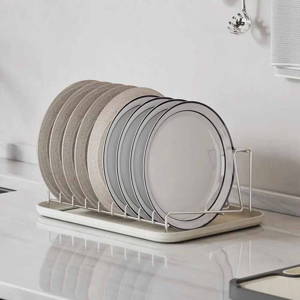 Utensil Storage Rack Compact Utensil Organizer Stainless Steel Dish Draining Rack with Cutting Board Holder Kitchen for Home