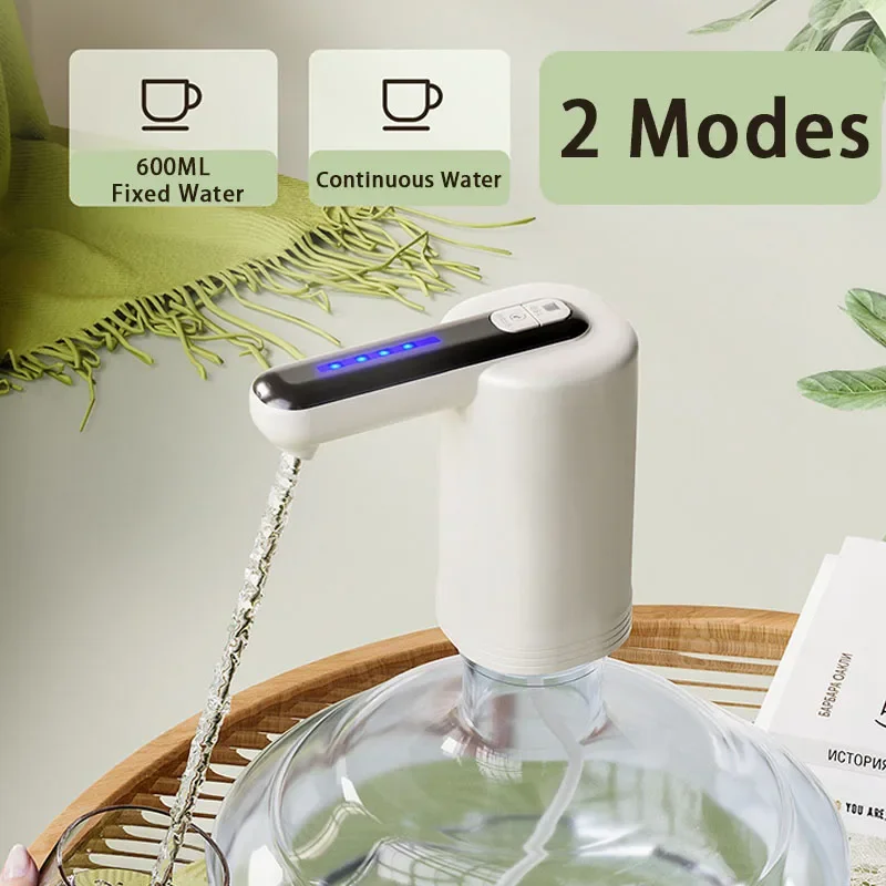 Smart Electric Water Dispenser Double Pumps Powerful Automatic Water Dispenser Water Gallon Bottle Switch Pump for Home Office