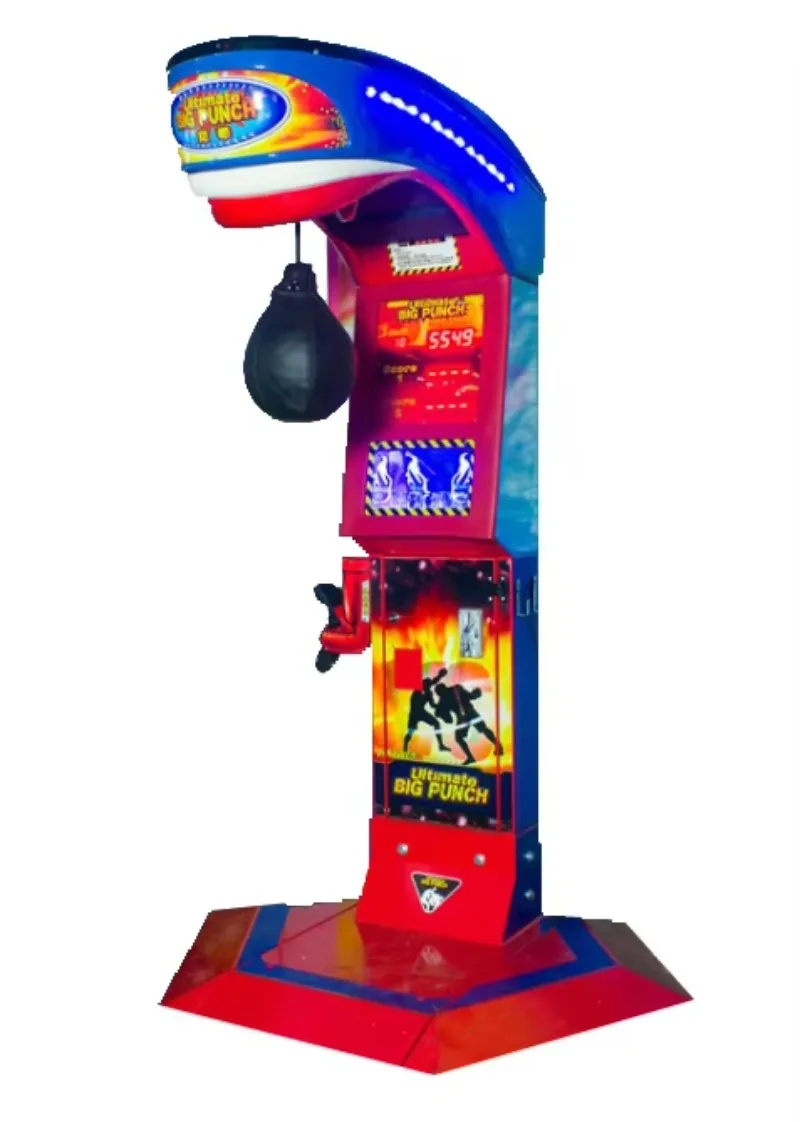 Boxing Machine Punching Game Machine Boxing Arcade Machine Electronic Score Display Adjustable Difficulty for Game Center Custom