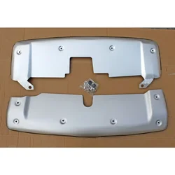 2PCS Aluminum alloy Front & Rear Bumper Protector Skid Plate Cover Trim For Honda CRV CR-V 2007 2008 2009