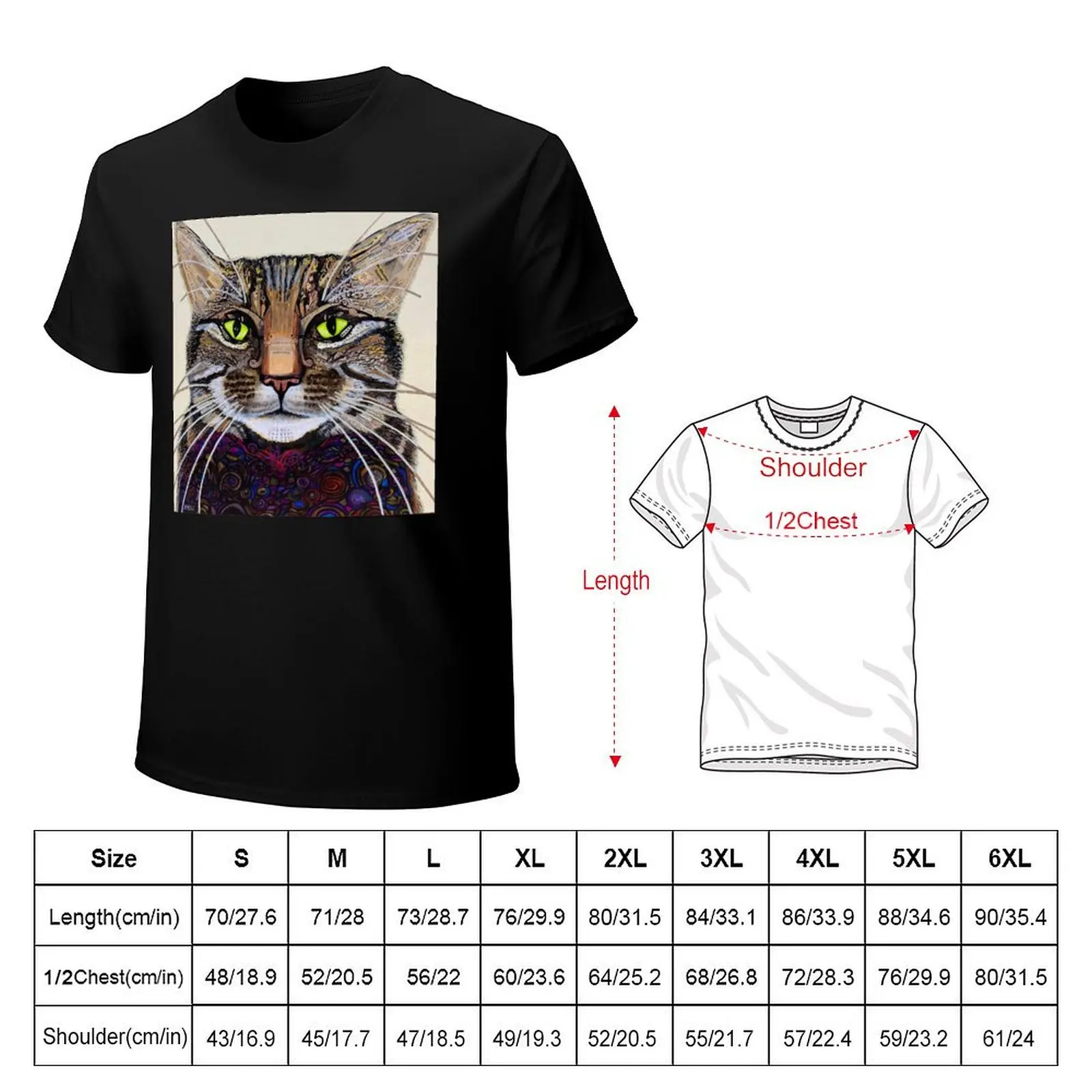 THE CAT'S MEOW - Tabby Cat Love T-Shirt Dry Fit Athletic Short Sleeve Shirt