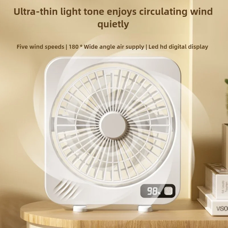 Мини-настольный вентилятор, портативный кондиционер, USB перезаряжаемый цифровой настольный вентилятор, воздушный охладитель, настольные вентиляторы для комнаты, дома