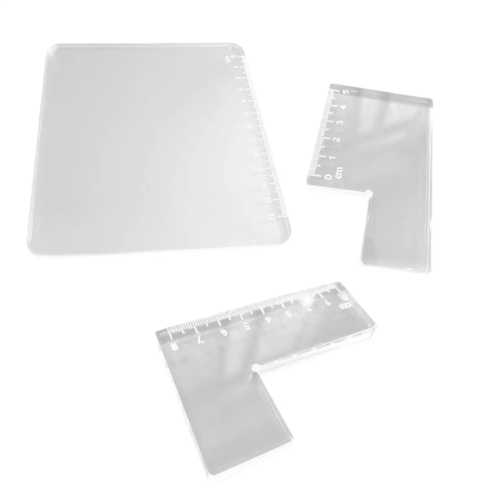 Stamp Positioning Ruler for School Art Activities Stamping Letters Card Making