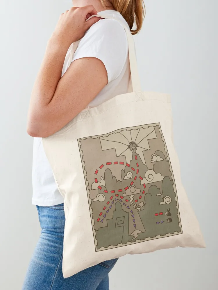 

Kuzco Map Tote Bag handbag sac pour femme Large bags for women bags for women