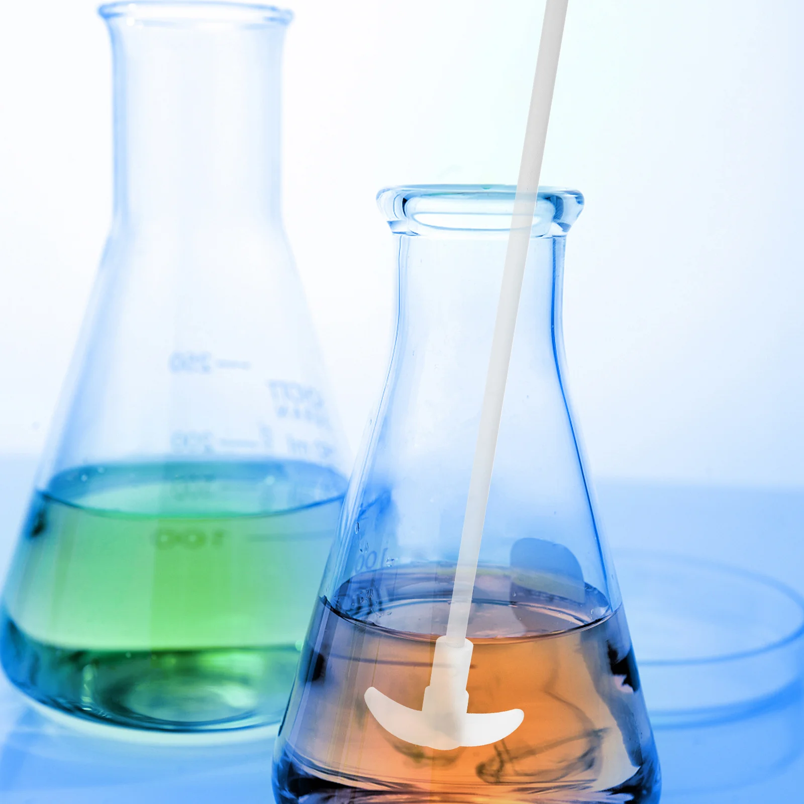 1 قطعة Ptfe تحريك بار العملي دائم مختبر النمام الكيمياء كاشف اثارة قضيب Ptfe تحريك بار مختبر كاشف النمام #4