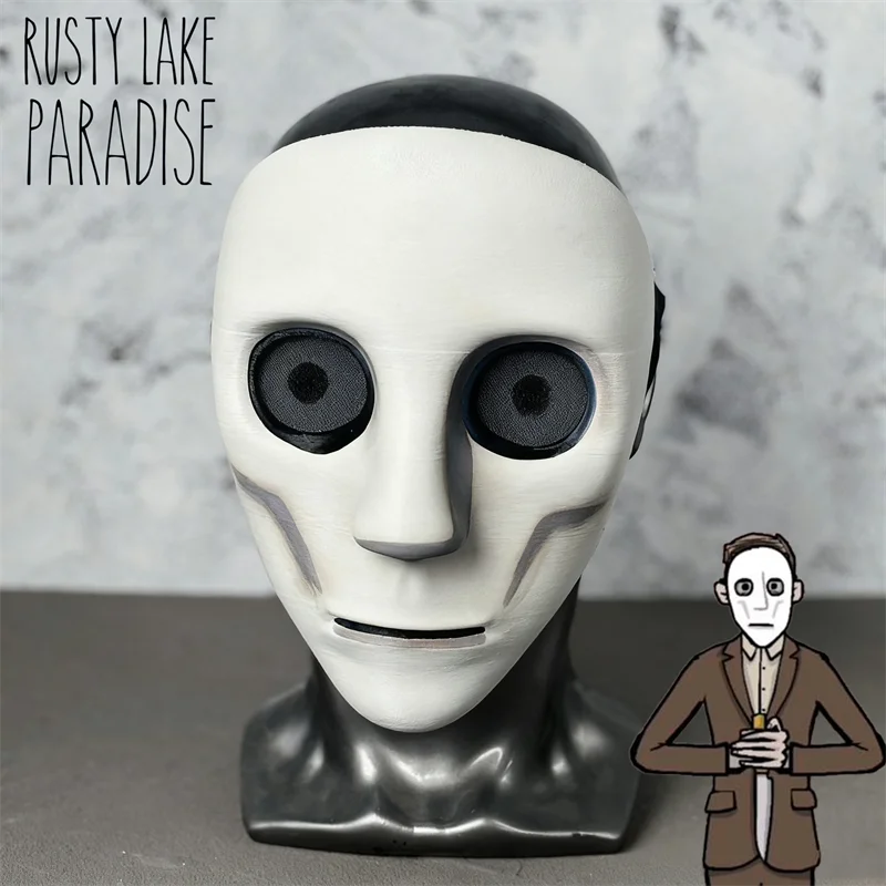

Игра Rusty Lake: Roots Альберт Косплей Маска для взрослых Унисекс PLA Костюмы Маски Анфас Шлем Хэллоуин Карнавальные аксессуары Реквизит